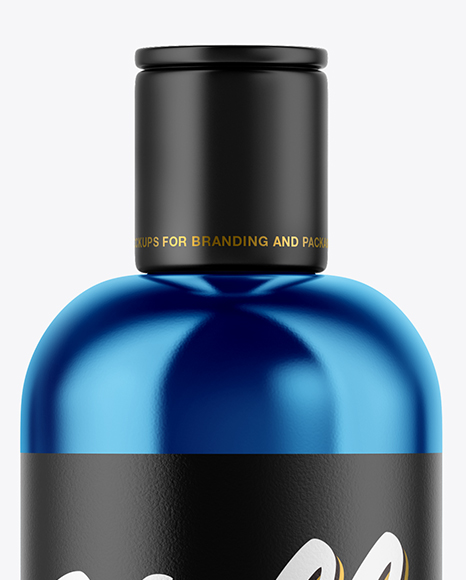 Metallic Cosmetic Bottle Mockup PSD #2