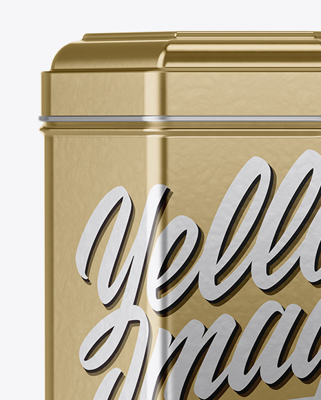 Download Metallic Jar Metallic Box Psd Mockup Yellowimages