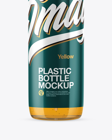 Clear Cosmetic Bottle with Pump Mockup PSD #1