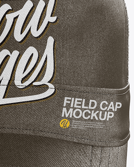 Field Cap Mockup In Apparel Mockups On Yellow Images Object Mockups