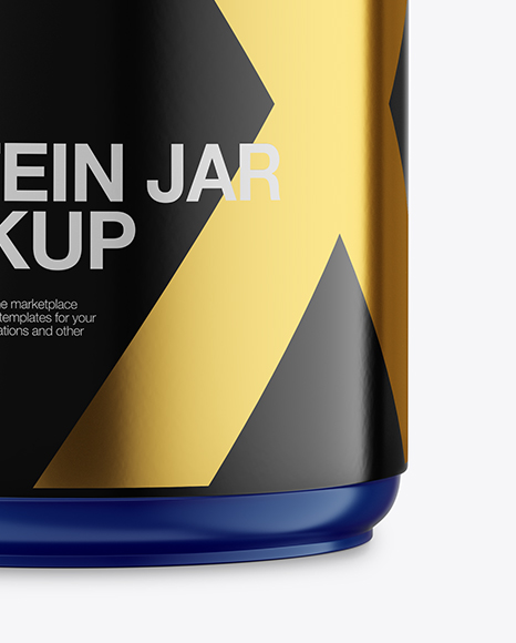 Protein Jar Mockup PSD #1