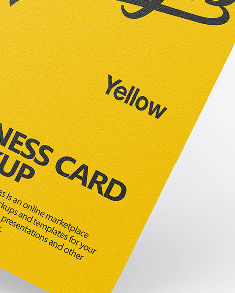 Two Textured Business Cards Mockup PSD #7