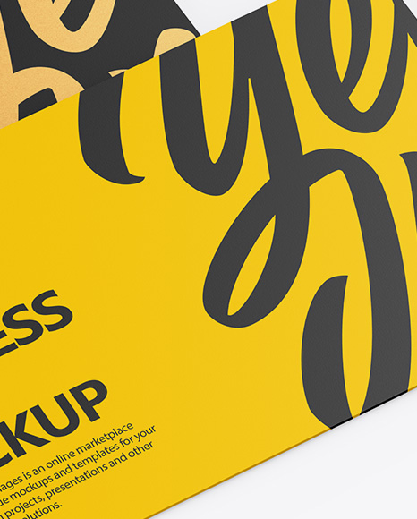 Two Business Cards Mockup PSD #1