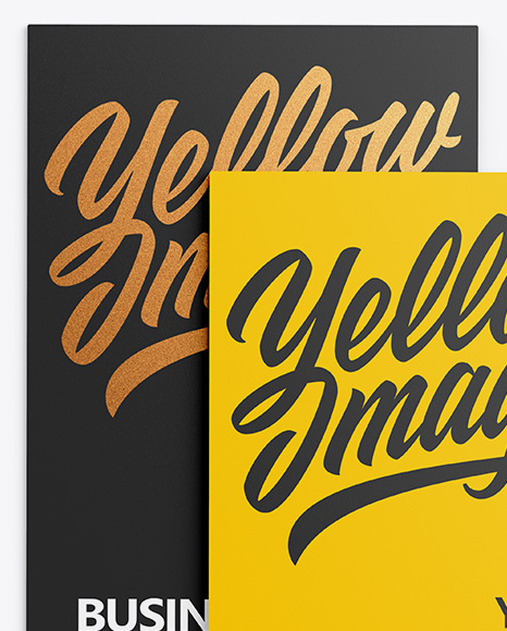 Two Business Cards Mockup PSD #2