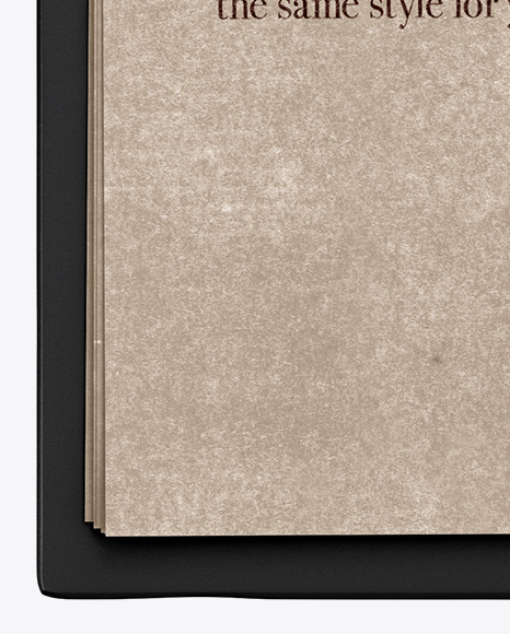 Clipboard With Kraft Paper Mockup PSD #5