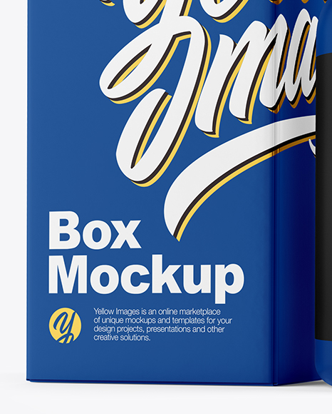 Matte Pills Bottle with Box Mockup PSD #1