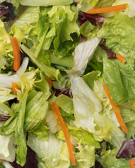 Plastic Bag With Salad Kit Mockup