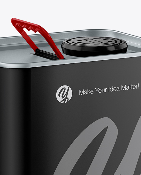 Download Download 198+ Free 4L Opened Square Tin Can Mockup Half Side View High-Angle Shot - Packaging ...