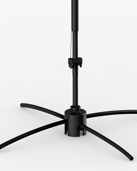 Textured Teardrop Flag Mockup PSD #6