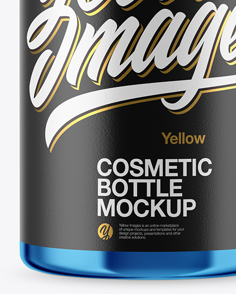 Download Metallic Cosmetic Bottle With Pump Mockup In Bottle Mockups On Yellow Images Object Mockups Yellowimages Mockups