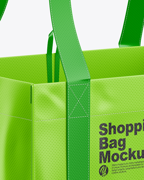 Download Shopping Bag Mockup In Apparel Mockups On Yellow Images Object Mockups PSD Mockup Templates