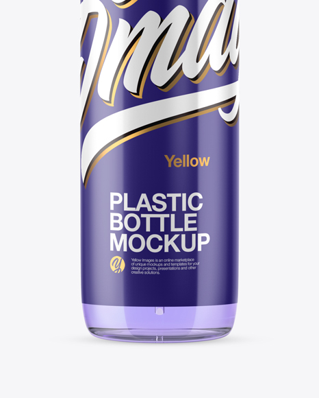 Clear Cosmetic Bottle with Pump Mockup PSD #1