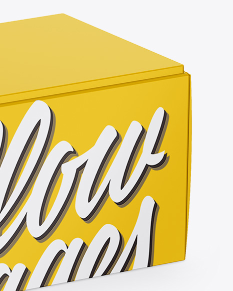 Paper Box Mockup PSD #1