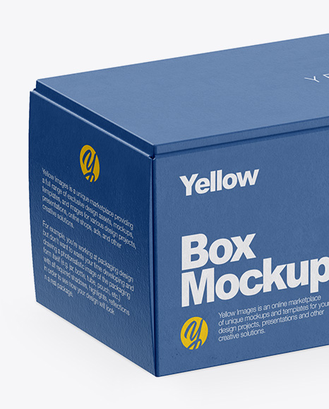 Download Textured Paper Box Mockup In Box Mockups On Yellow Images Object Mockups