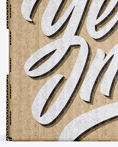 Kraft Paper Box Mockup PSD #4