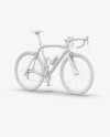 Road Bicycle Mockup - Halfside View