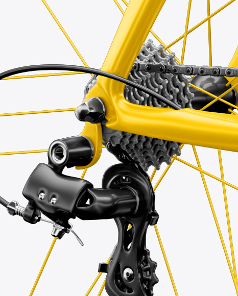 Download Road Bicycle Mockup Halfside View In Vehicle Mockups On Yellow Images Object Mockups Yellowimages Mockups