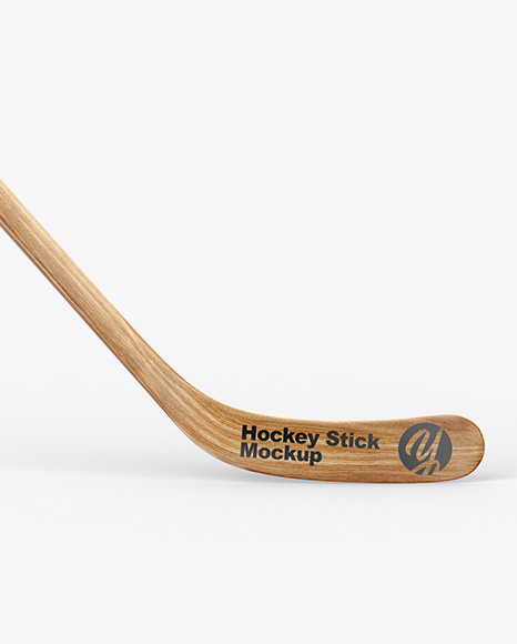 Glossy Hockey Stick Mockup