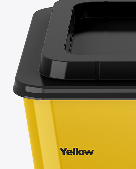 Glossy Plastic Container Mockup PSD #2