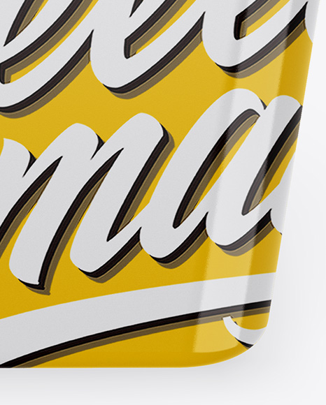 Glossy Plastic Container Mockup PSD #1
