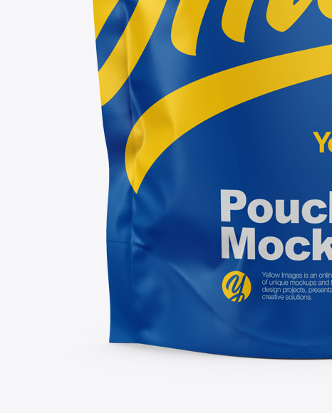 Matte Pouch Mockup PSD #1