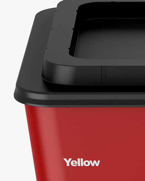 Matte Plastic Container Mockup PSD #2