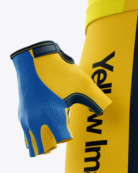 Download Men S Full Cycling Kit Mockup Hero Shot In Apparel Mockups On Yellow Images Object Mockups