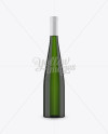 Green Glass Rhine Bottle Mockup on Yellow Images Object Mockups