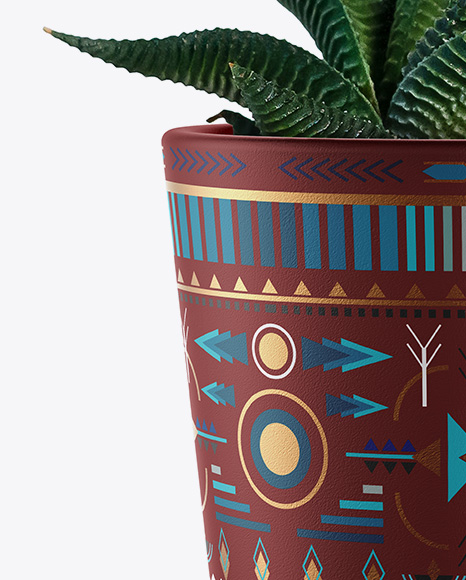 Ceramic Plant Pot Mockup