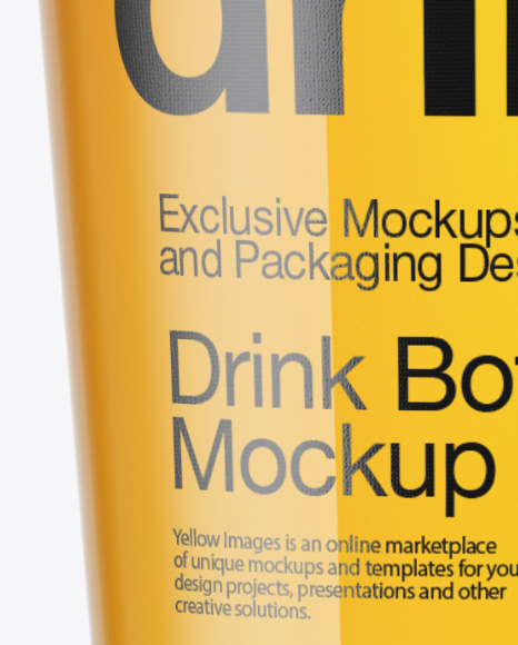 Drink Bottle Mockup PSD #1
