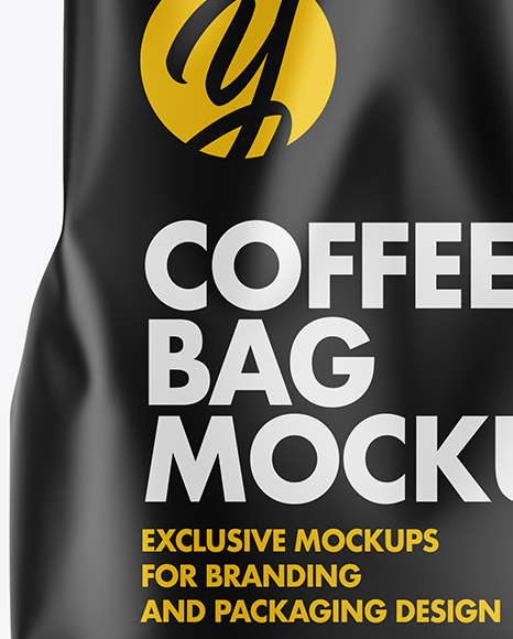 Matte Coffee Bag Mockup PSD #6