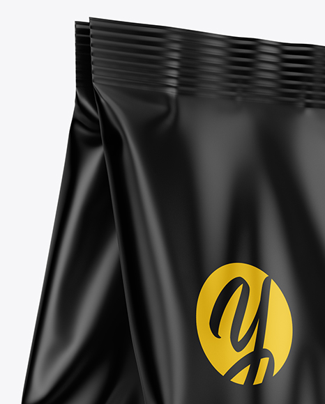 Matte Coffee Bag Mockup PSD #6