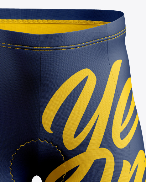 Cycling Shorts Mockup In Apparel Mockups On Yellow Images Object Mockups