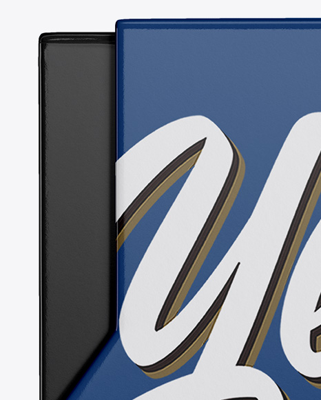 Textured Paper Box Mockup PSD #2