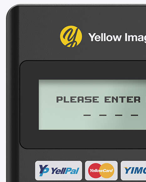 Mobile Payment Terminal Mockup