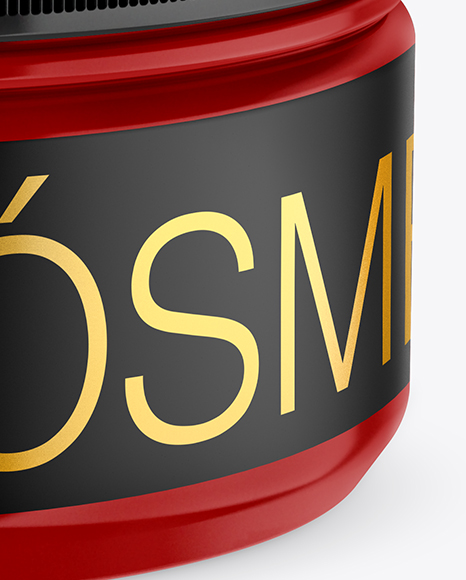 Glossy Cosmetic Jar Mockup PSD #1
