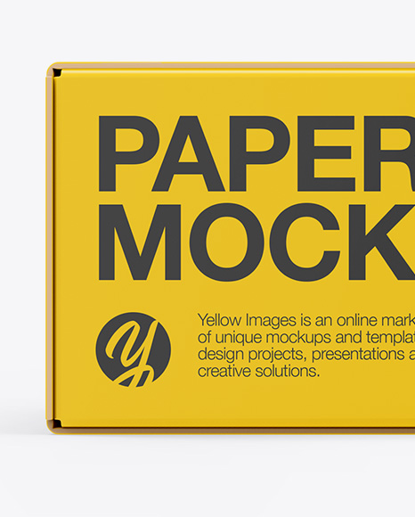 Paper Box Mockup PSD #2