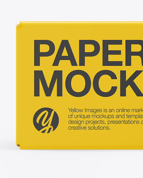 Paper Box Mockup PSD #2