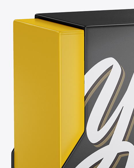 Matte Box Mockup PSD #2