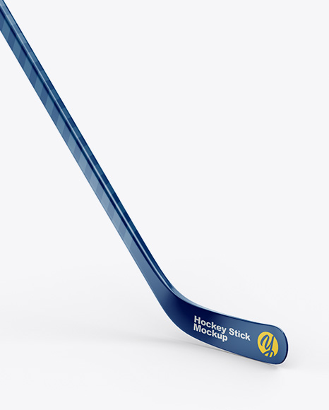 Glossy Hockey Stick Mockup