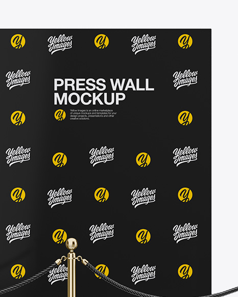 Press Wall Mockup