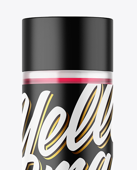 Clear Plastic Bottle Mockup PSD #2