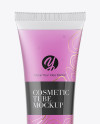 Semitransparent Cosmetic Soft Tube Mockup