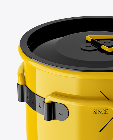 Glossy Metal Cup Mockup PSD #6