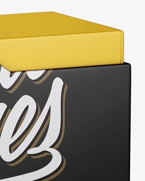 Matte Box Mockup PSD #1