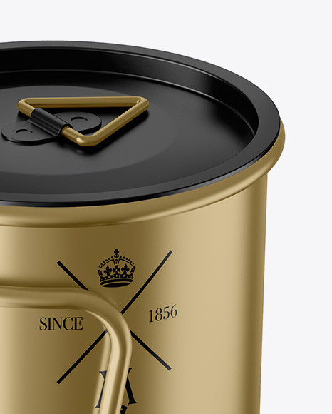 Metal Cup Mockup PSD #2