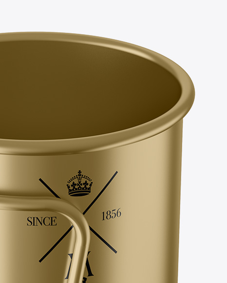 Metal Cup Mockup PSD #1