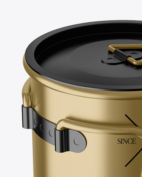 Metal Cup Mockup PSD #6