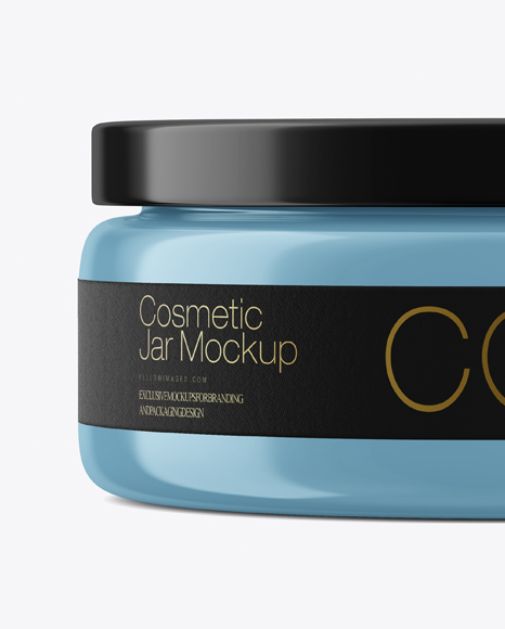 Cosmetic Jar Mockup PSD #3