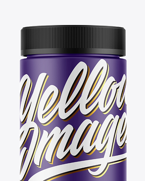 Matte Plastic Bottle Mockup PSD #2